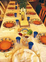 seder table